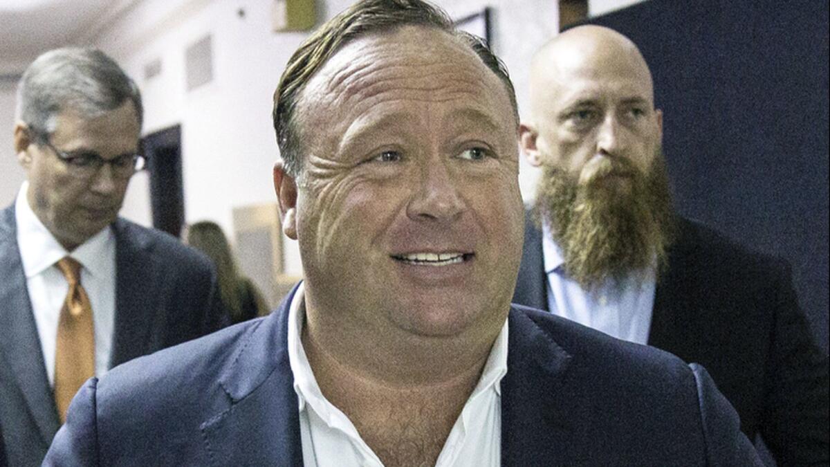 "Infowars" host Alex Jones.