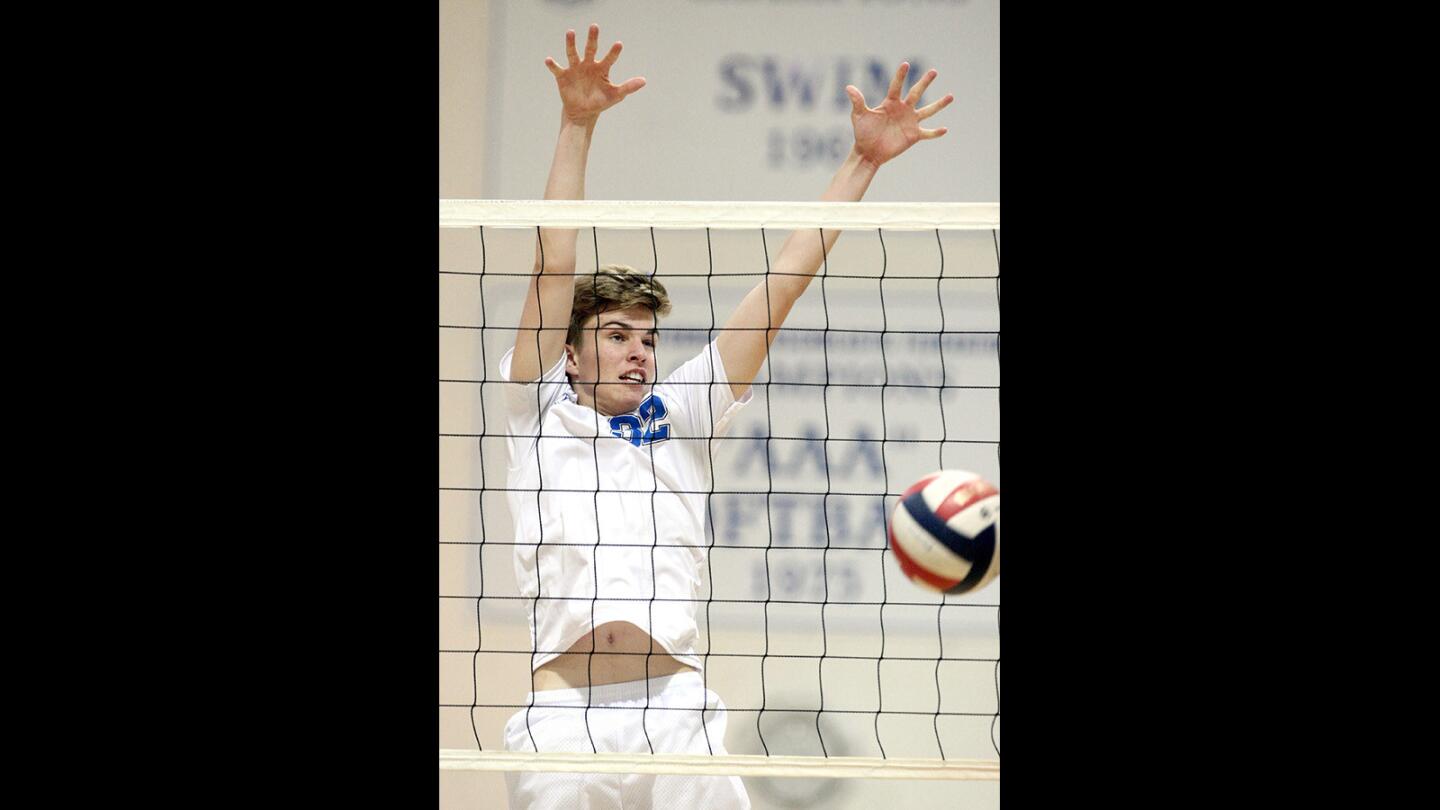 Photo Gallery: Crescenta Valley vs Burbank boys volleyball