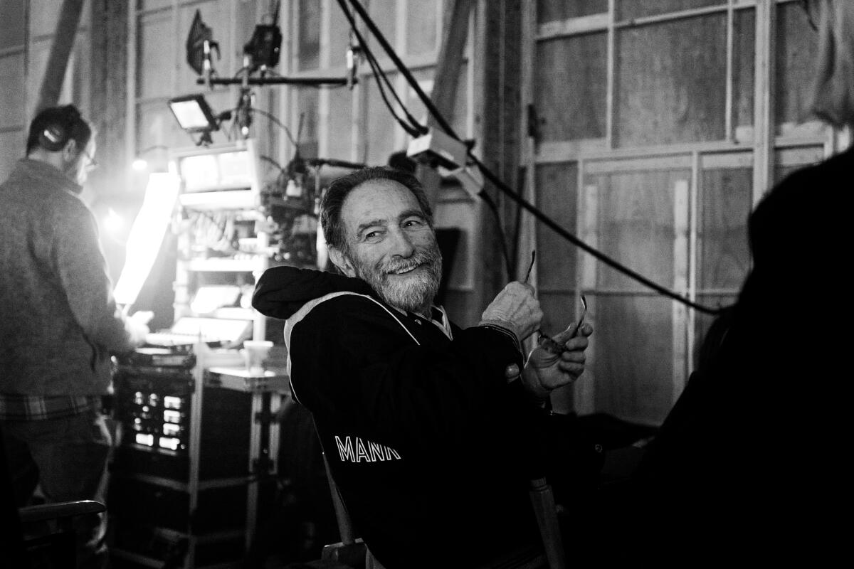 Producer Eric Roth on the set of "Mank," which received 10 Oscar nominations, the most of any film in 2021.
