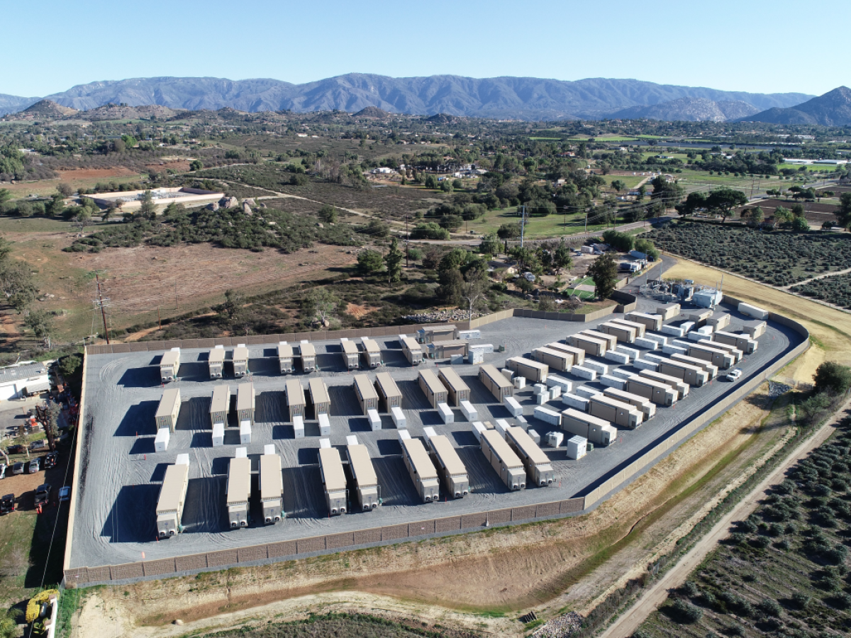 Terra-Gen's Valley Center Battery Storage Project  
