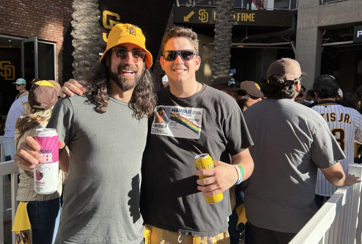 Padres fans shop for NLCS gear as they prepare for Game One