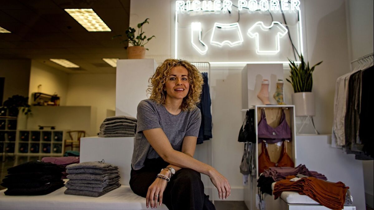 Iva Pawling is chief executive of clothing company Richer Poorer in San Juan Capistrano.