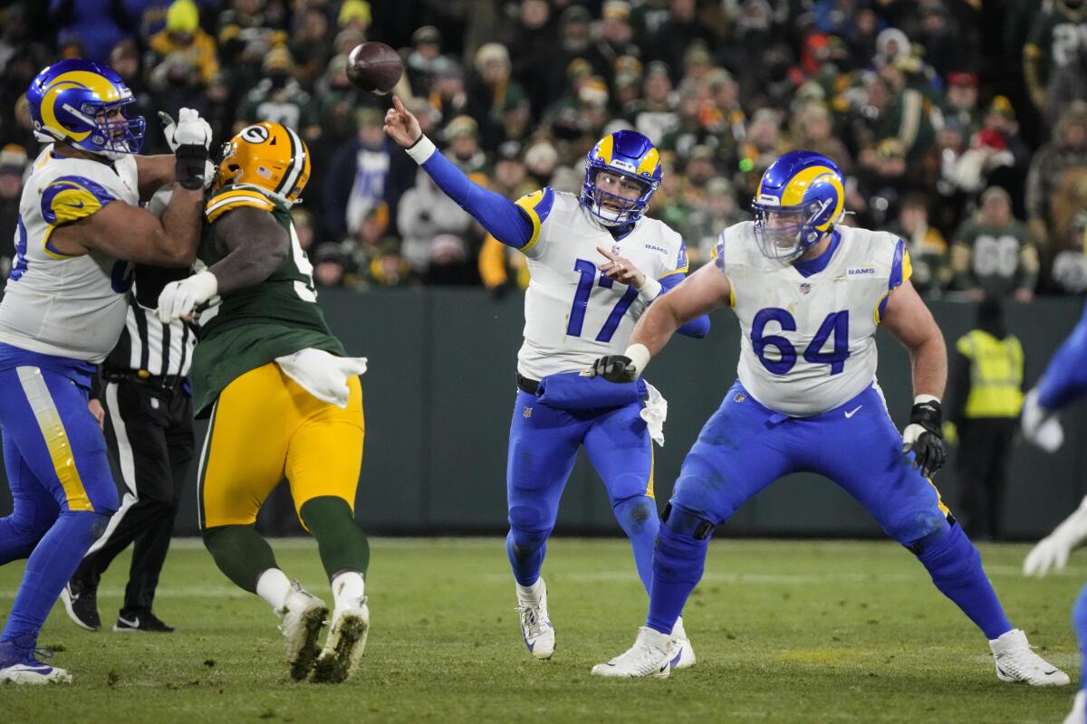 How the Green Bay Packers routed the Los Angeles Rams to reach the