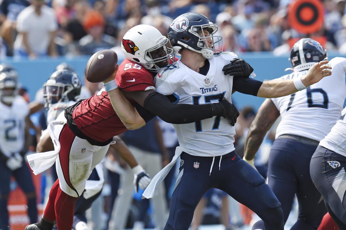 Show not tell: Cardinals LB Jones proving worth on field - The San Diego  Union-Tribune