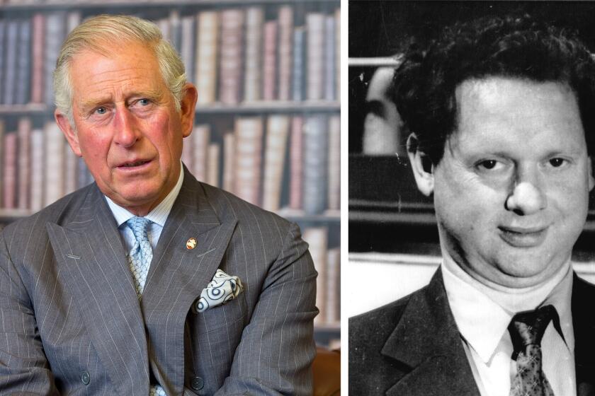 Prince Charles, left, will be part of a marathon reading in October to celebrate poet Dylan Thomas' centenary.