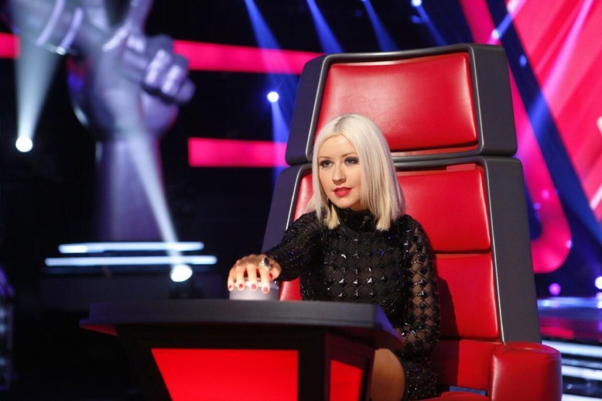 Christina Aguilera is one of four judges on NBC's hit "The Voice."