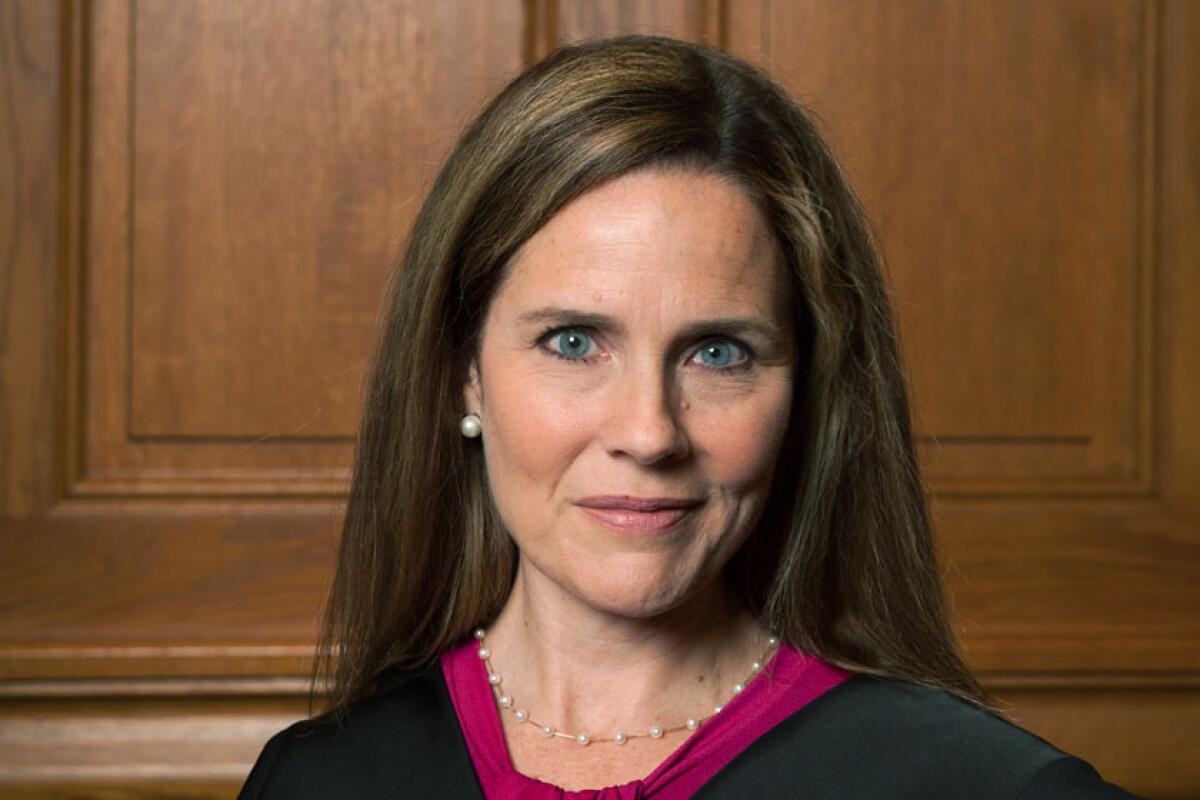 Supreme Court nominee Amy Coney Barrett