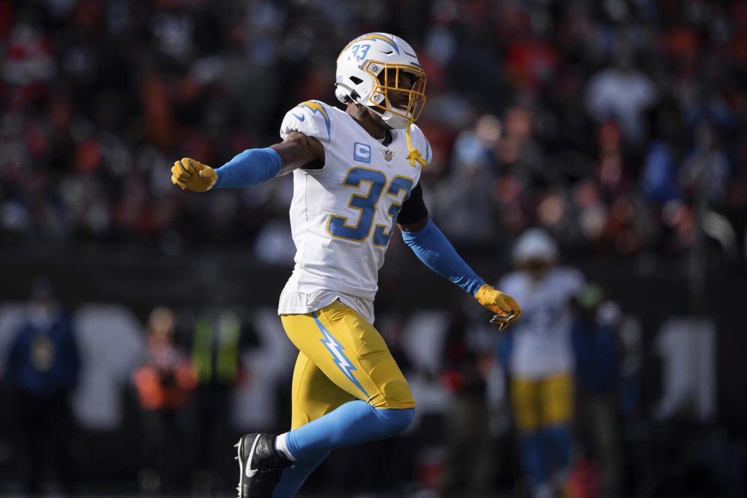 Chargers safety Nasir Adderley, just 25, announces he's done with football
