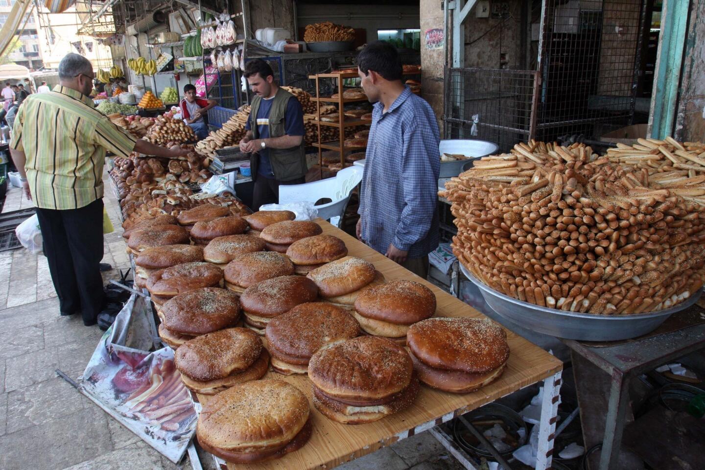 Vendors in Aleppo