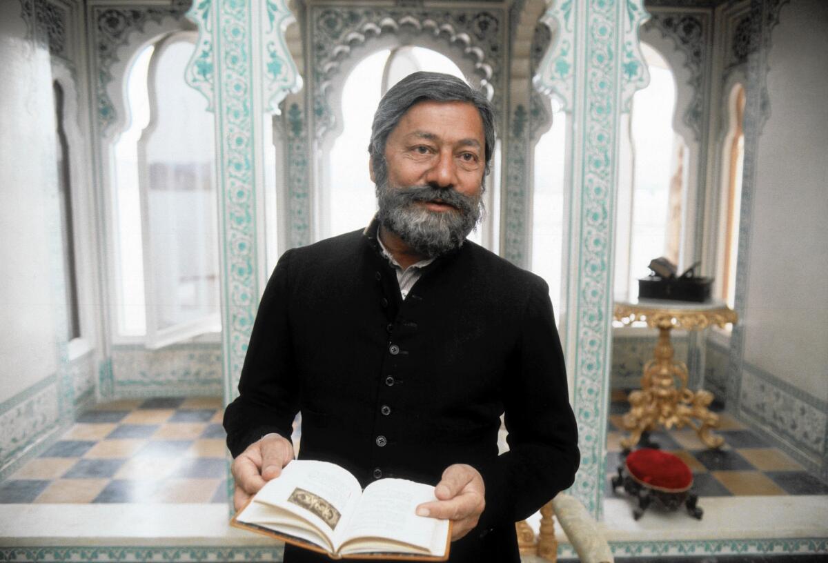 Actor Saeed Jaffrey portrayed the Nawab of Mirat in the British TV series "The Jewel in the Crown."