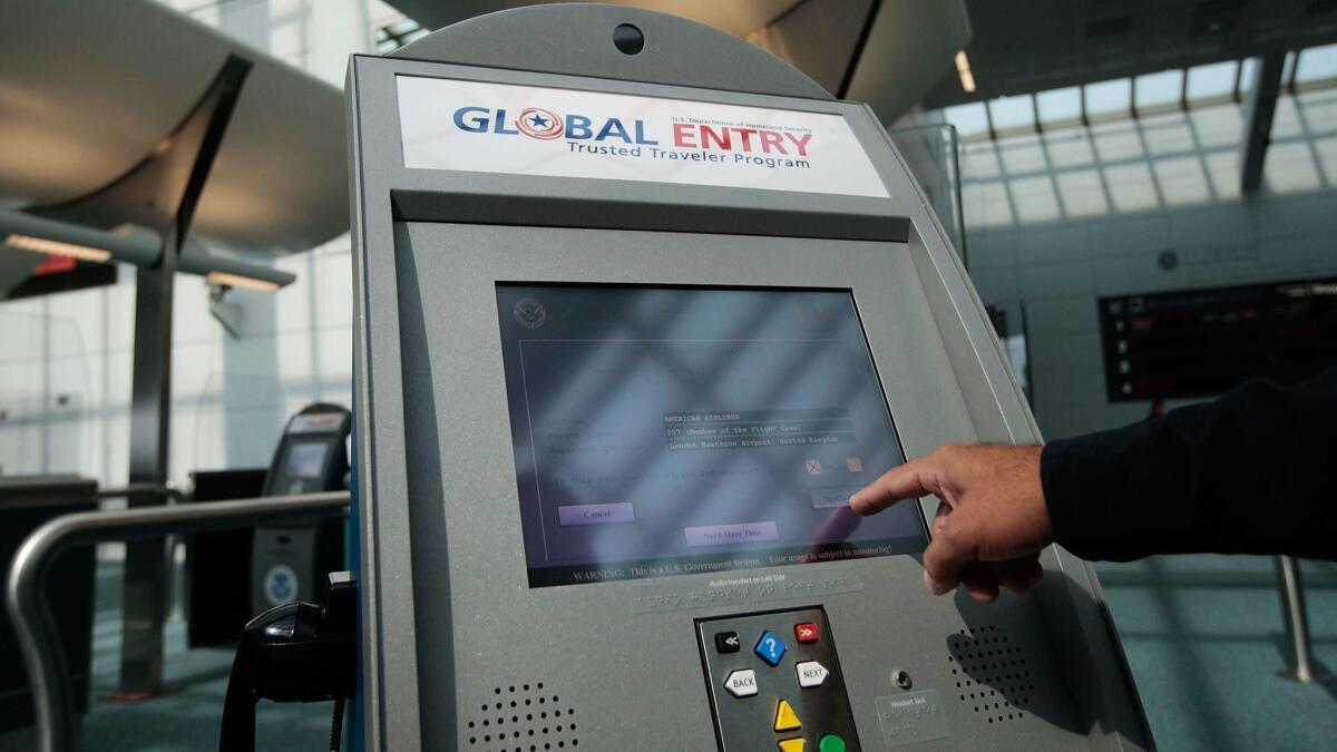 Global Entry kiosks can speed registered travelers. To renew, begin months or even a year ahead.