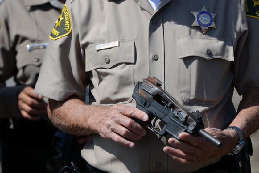 A union representing sheriff's deputies on Tuesday sought unsuccessfully to block a newspaper from publishing information from officers' background checks.