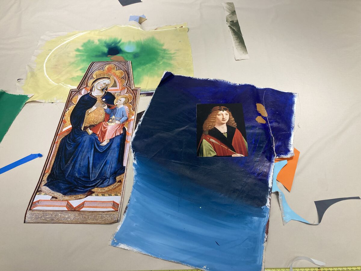 Parte del materiale si trova nello studio di San Diego dell'artista Matt Rich.