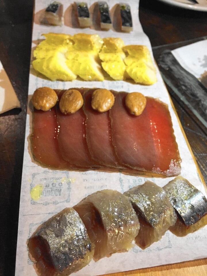 Seafood array