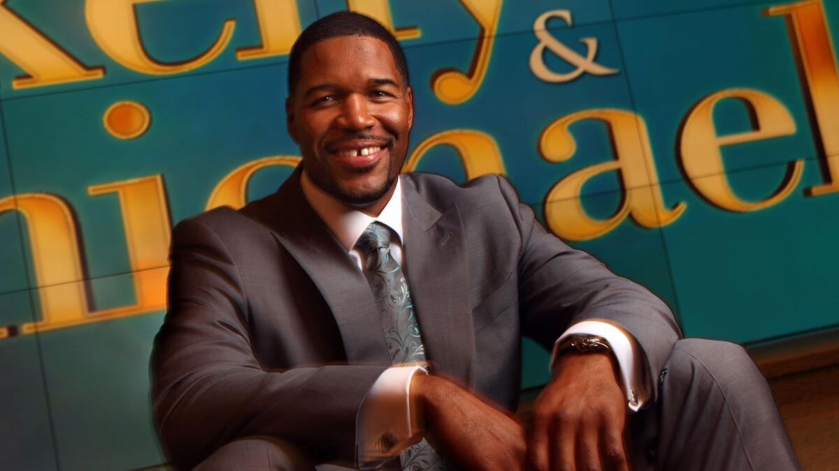 Michael Strahan is a part-time host of "Good Morning America."