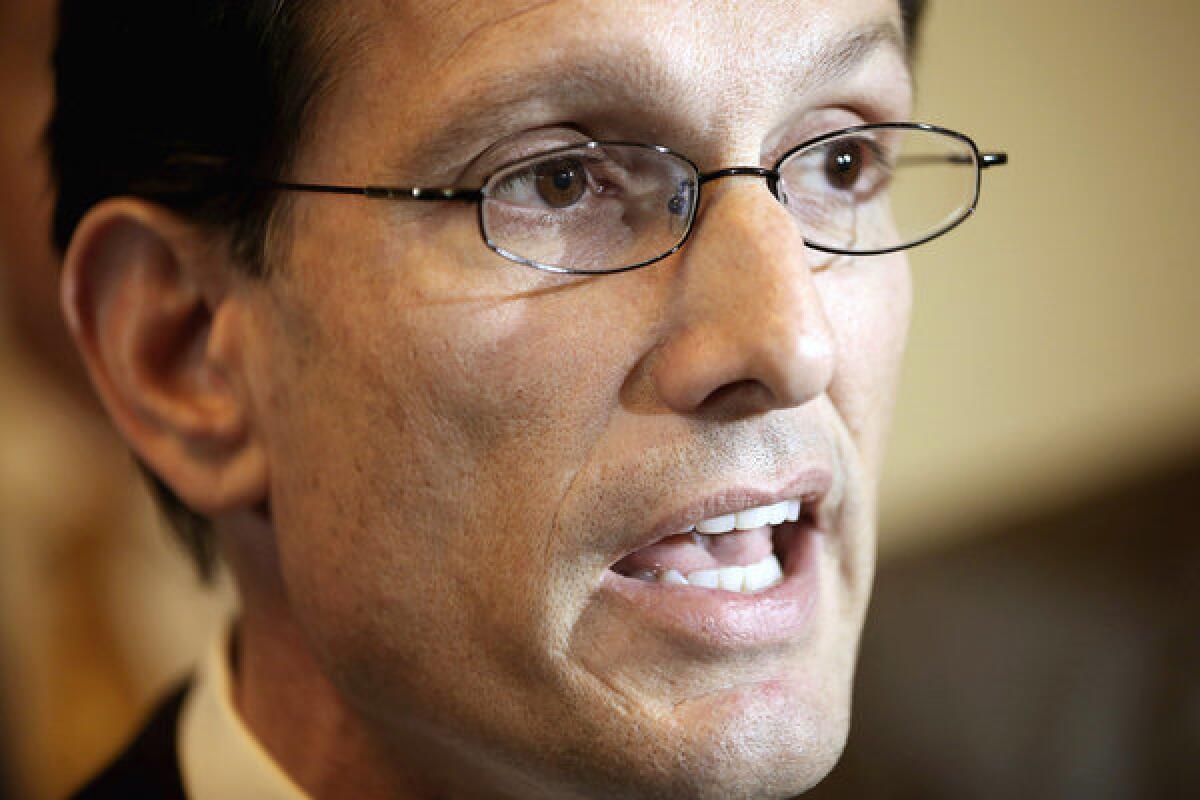 House Majority Leader Eric Cantor (R-Va.) says the House won't adjourn until a "credible" deal on the so-called fiscal cliff is reached.