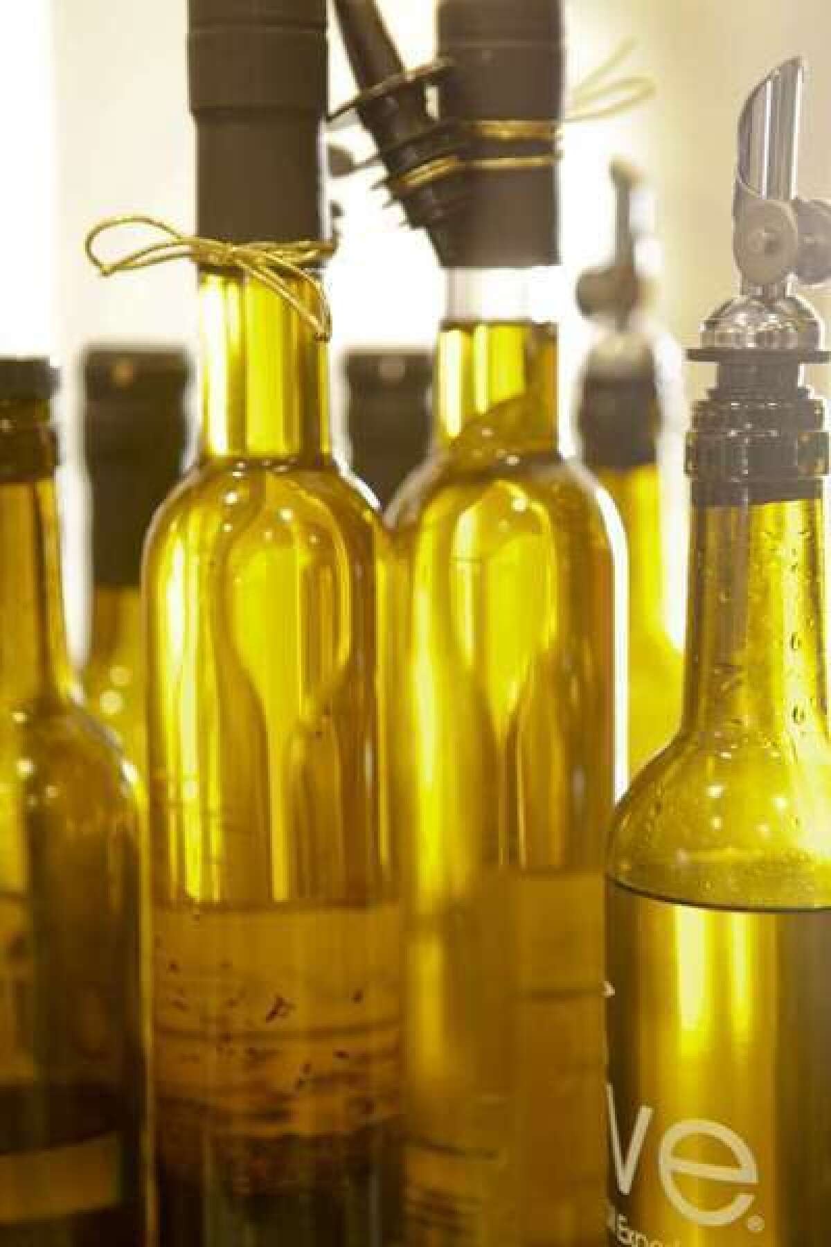 One of the stores in the OC Mart MIX is We Olive & Wine Bar, a wine and olive-oil tasting spot with many different types of olive oils and wines for tasting and purchase at the South Coast Collection in Costa Mesa.