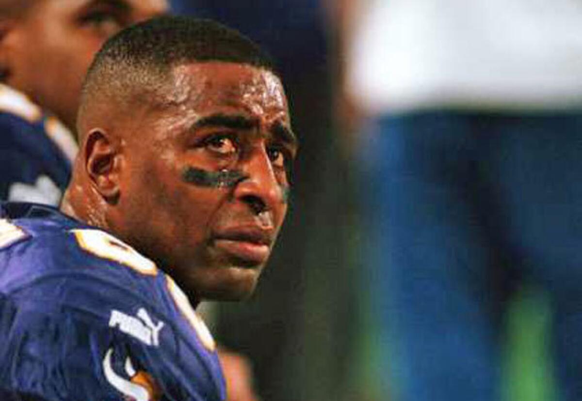 Cris Carter with the Minnesota Vikings in 2000.