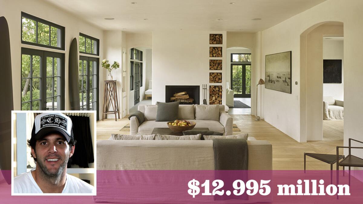 Fashion and furniture designer James Perse has sold a home in Malibu for the asking price of $12.995 million.