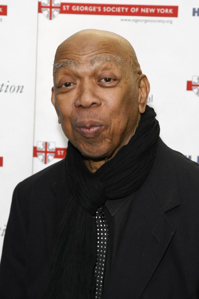 Actor Geoffrey Holder attends the 2010 Anglo-American Cultural Gala Awards reception on October 25, 2010 in New York City. He is known for playing a Bond Villain in "Live and Let Die" and for his role as the Un-Cola man in the 7Up commercials from the '70s and '80s. He died from pneumonia at the age of 84 on Oct. 5, 2014.