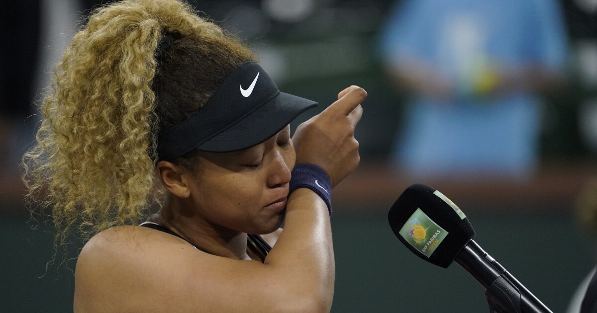 Naomi Osaka taunted by spectator at Indian Wells during loss - Los Angeles  Times