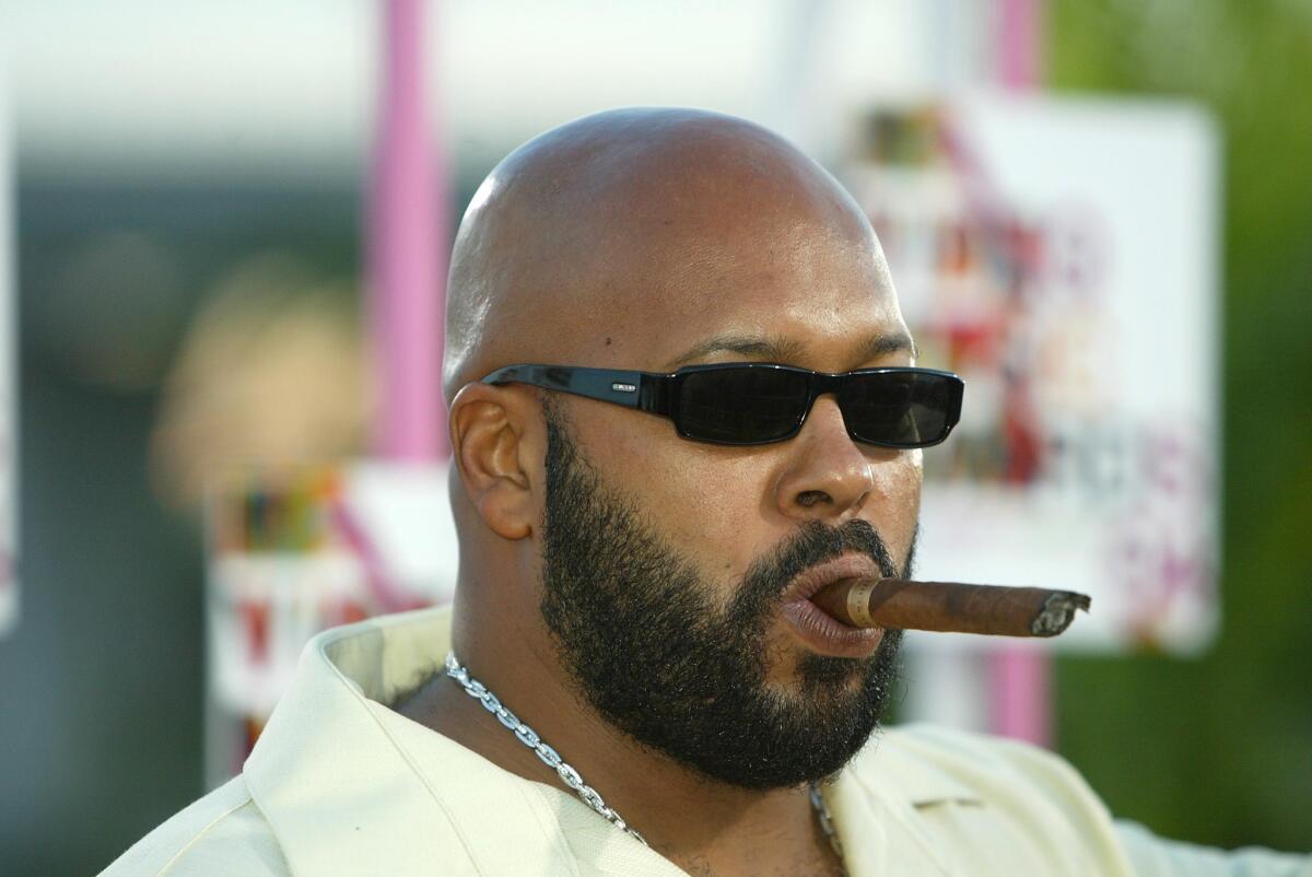 Producer "Suge" Knight arrives at the 2004 MTV Video Music Awards at the American Airlines Arena August 29, 2004, in Miami.