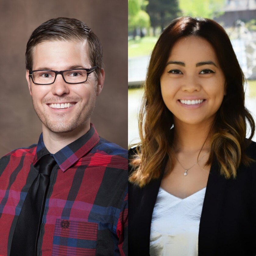 Dr. Ryan Roemer and Dr. Theresa Cao