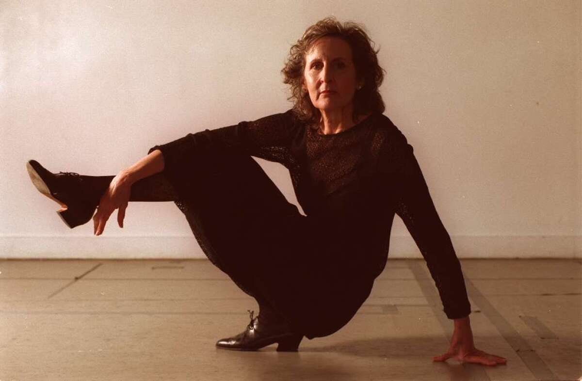 Trisha Brown in her New York studio in 1997.