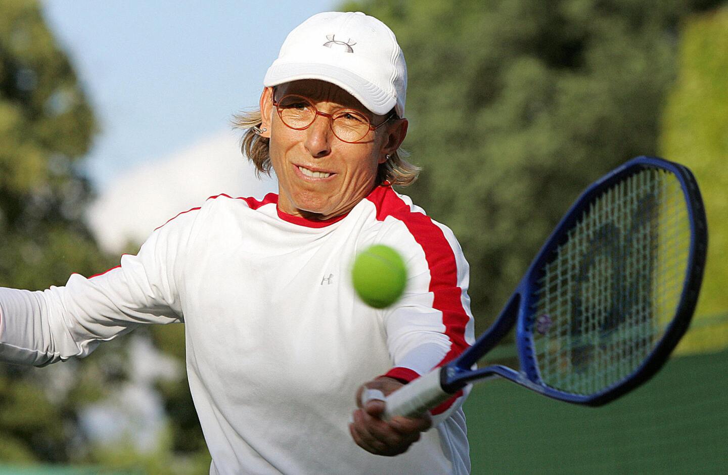 Navratilova dominated women's tennis during her career, winning the women's singles title at Wimbledon a record nine times. She is 55 today.