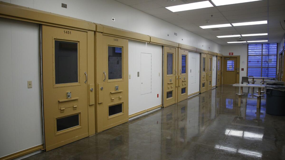 The medical section of Otay Mesa Detention Center.