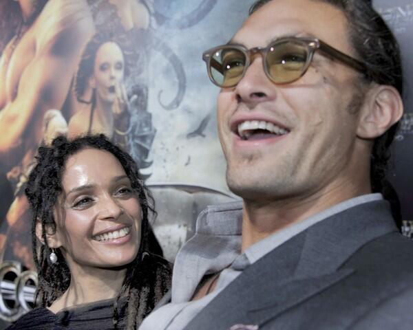 After TV roles in "Game of Thrones" and "Stargate: Atlantis," Jason Momoa finally gets a chance in the spotlight with his new fantasy adventure movie "Conan the Barbarian." His girlfriend Lisa Bonet hit the red carpet with her leading man at the film's world premiere at L.A. Live.