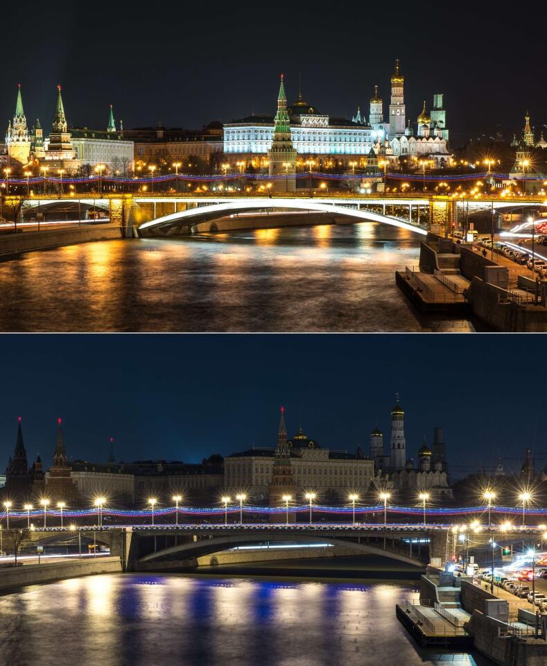 Earth Hour in Russia