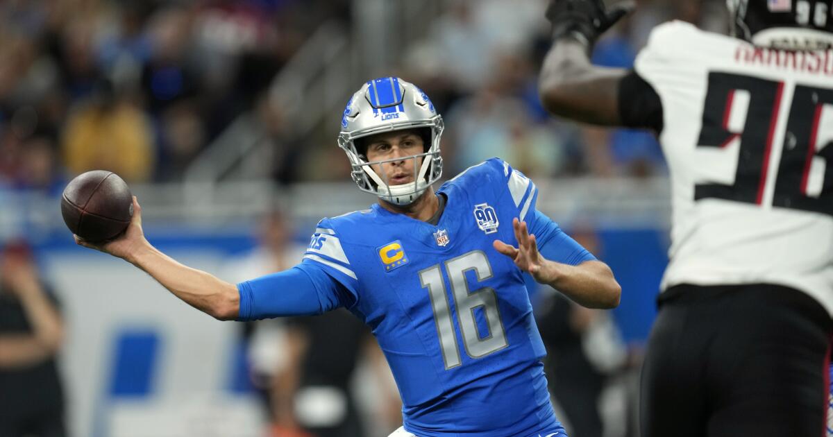 Detroit Lions badly need bounce-back win over unbeaten Falcons