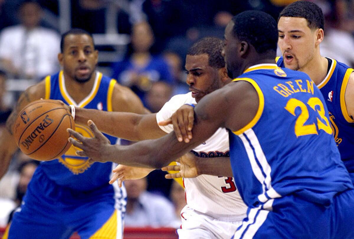 The Warriors will have their hands full trying to slow down Clippers All-Star point guard Chris Paul when the Western Conference playoffs open on Saturday.