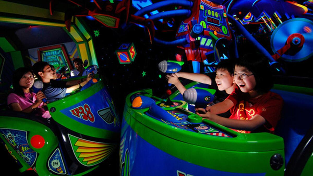 Disney's Buzz Lightyear Astro Blasters is the theme park industry's standard bearer for interactive dark rides.