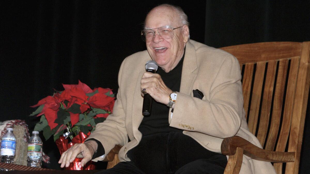 Actor David Huddleston attends the 40th anniversary reunion Of "The Waltons" at Landmark Loew's in Jersey City, N.J., in 2011.