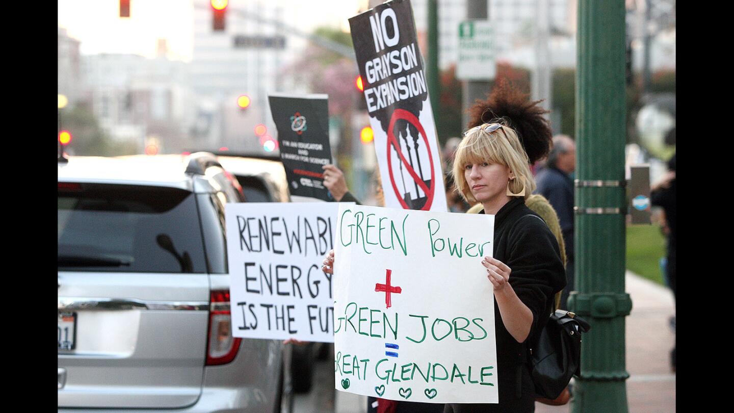 Photo Gallery: Grayson Power Plant protest rally revisits Glendale City Hall