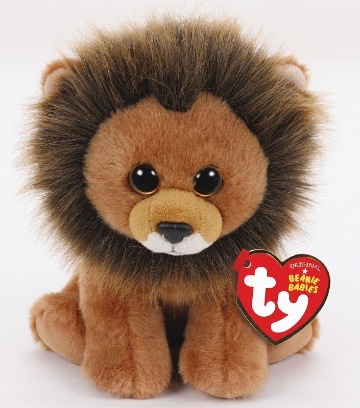 Ty Warner introduces Cecil the Lion Beanie Baby - 100% of profits from the original sale to WildCRU, the Wildlife Conservation Research Unit of University of Oxford in Oxford England. (PRNewsFoto/Ty Inc.)