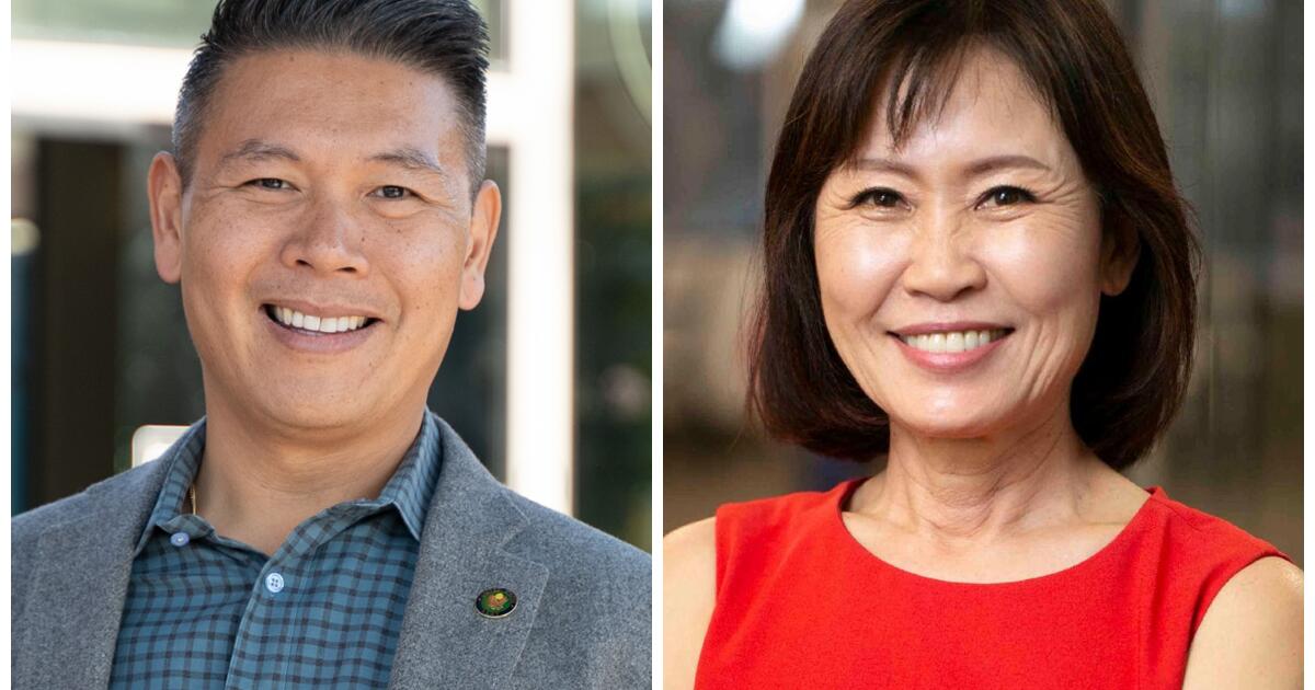 Derek Tran ve Michelle Steel kampanyaları Orange County yarışında “kırmızıya kızma” suçlamalarıyla takas ediliyor