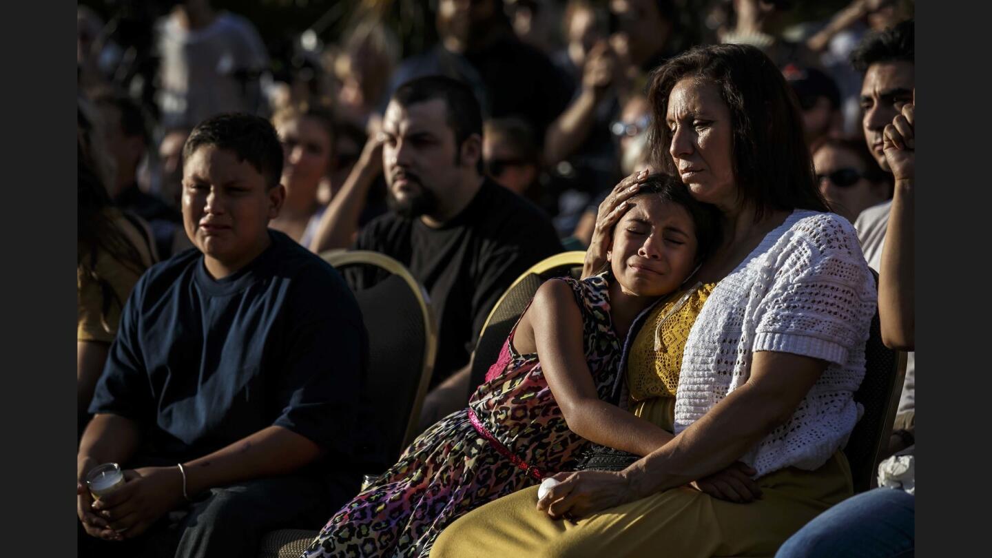 Vigil in Palm Springs