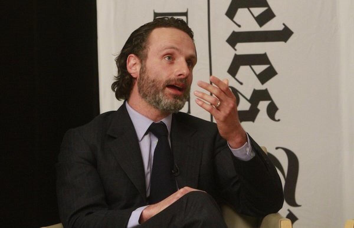 Andrew Lincoln talks drama at the Envelope Emmy Roundtable.