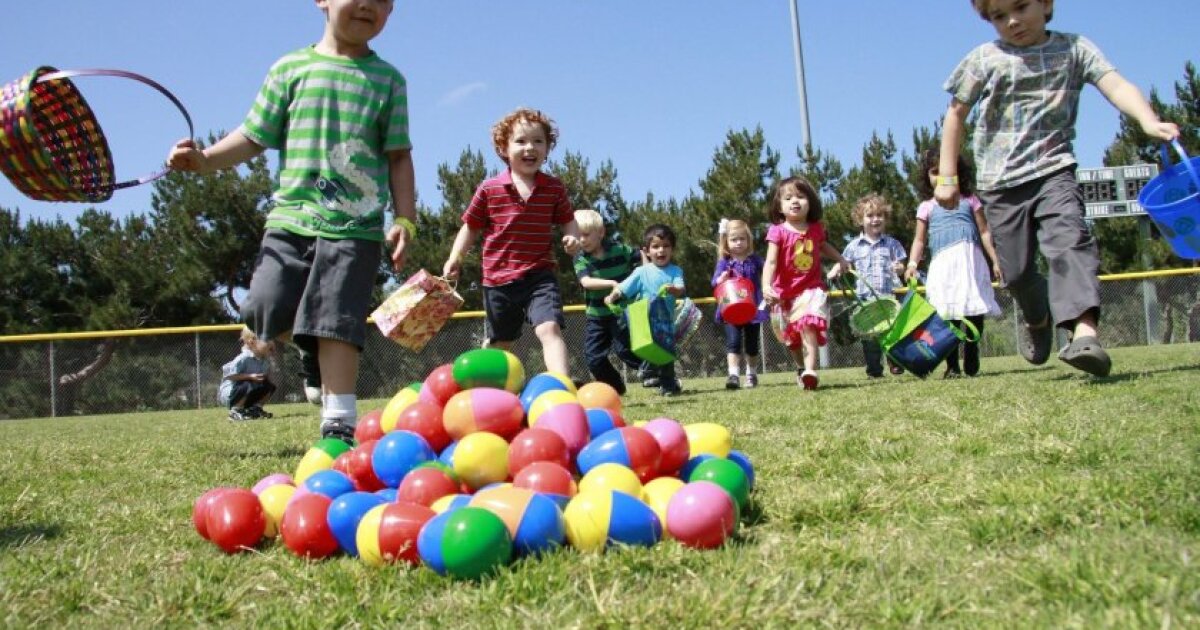 Community Easter bunny meetups, egg collecting in North County