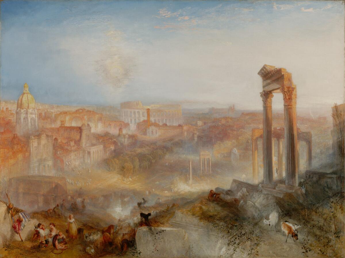 Joseph Mallord William Turner, “Modern Rome - Campo Vaccino,” 1839, oil on canvas