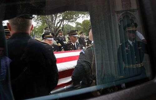 Iraq veteran's funeral