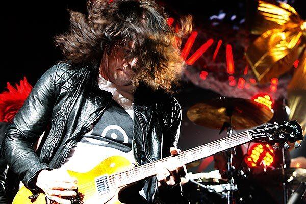 Ray Toro, guitarist for My Chemical Romance, performs during KROQ's Almost Acoustic Christmas on Saturday, Dec. 12, 2010, at the Gibson Amphitheatre.
