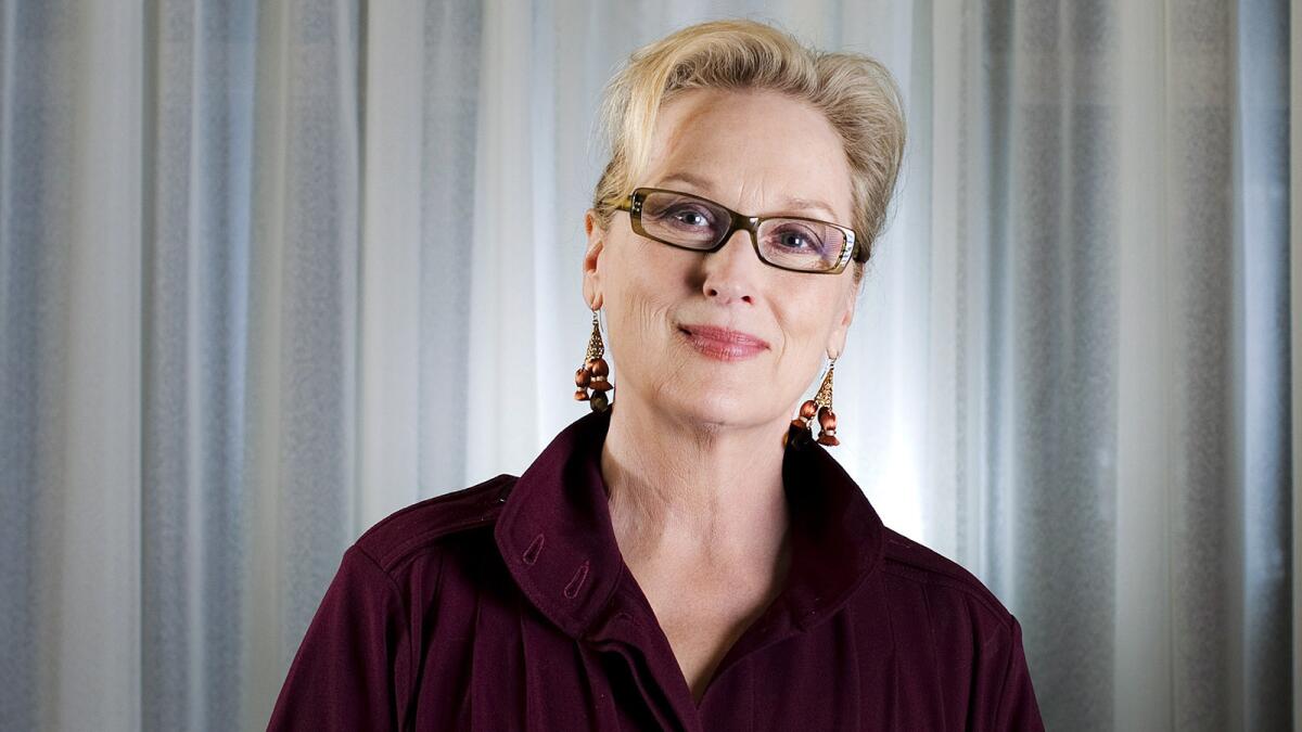 Repeat Oscar nominee Meryl Streep