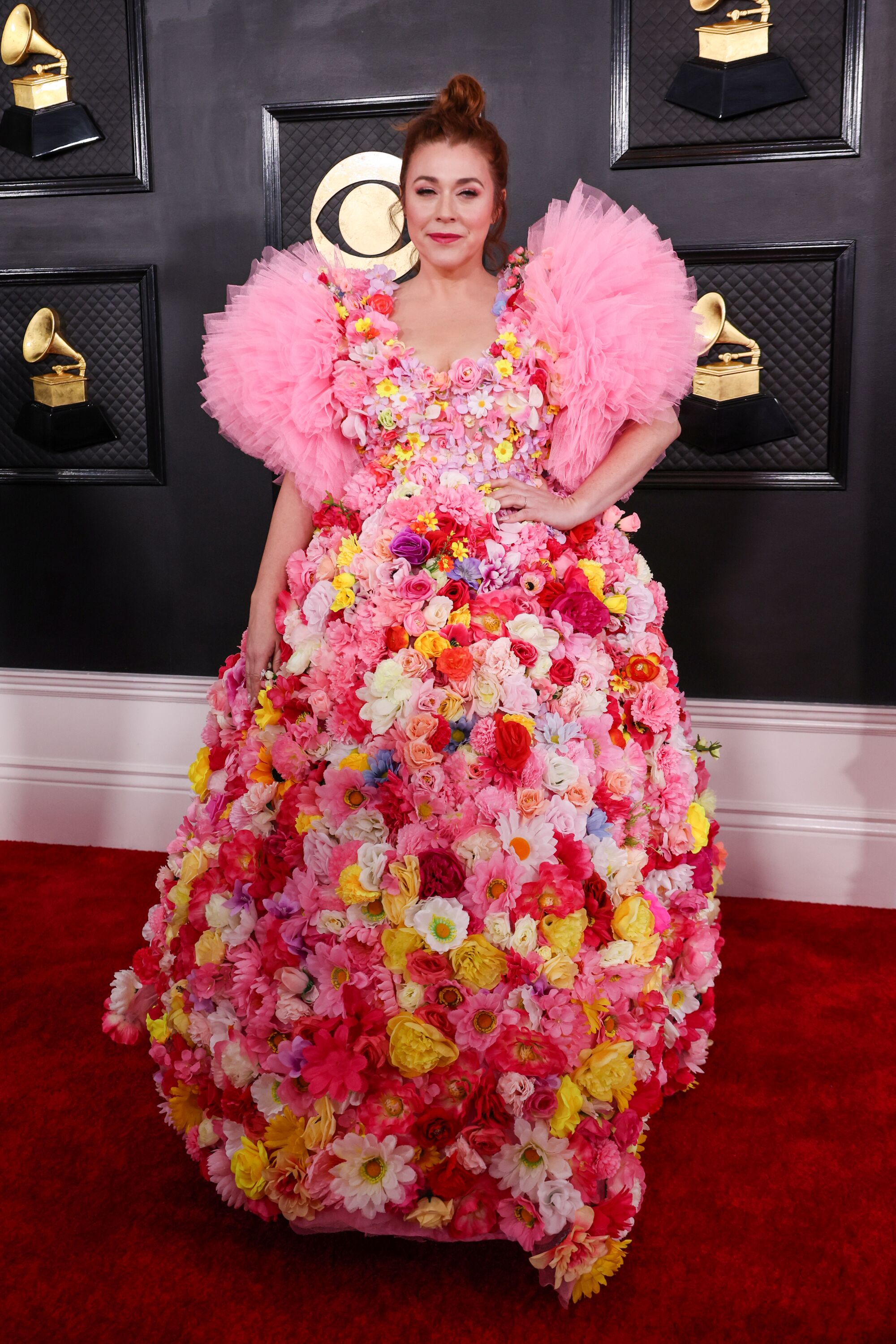 Alisha Gaddis at the 2023 Grammy Awards.