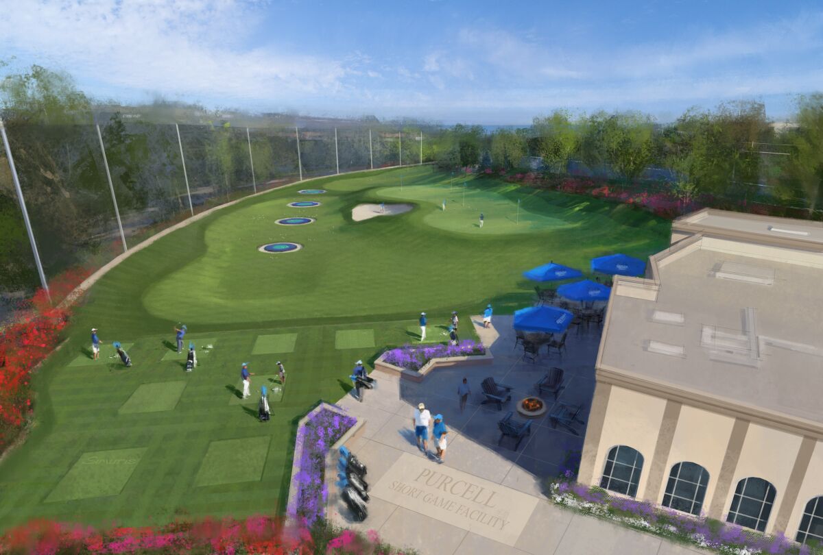 The Purcell Family Short-Game Practice Facility is planned for USD's campus.