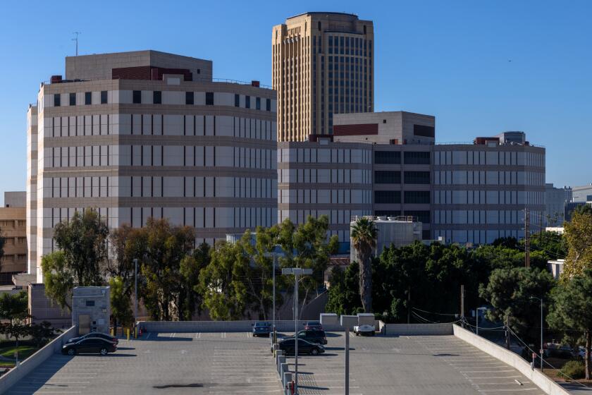 LOS ANGELES, CA - DECEMBER 02: According to Los Angeles County Sheriff's Department website Twin Towers Correctional Facility is the world's largest jail as well as the nation's largest mental health facility. Twin Towers Correctional Facility on Saturday, Dec. 2, 2023 in Los Angeles, CA. (Irfan Khan / Los Angeles Times)