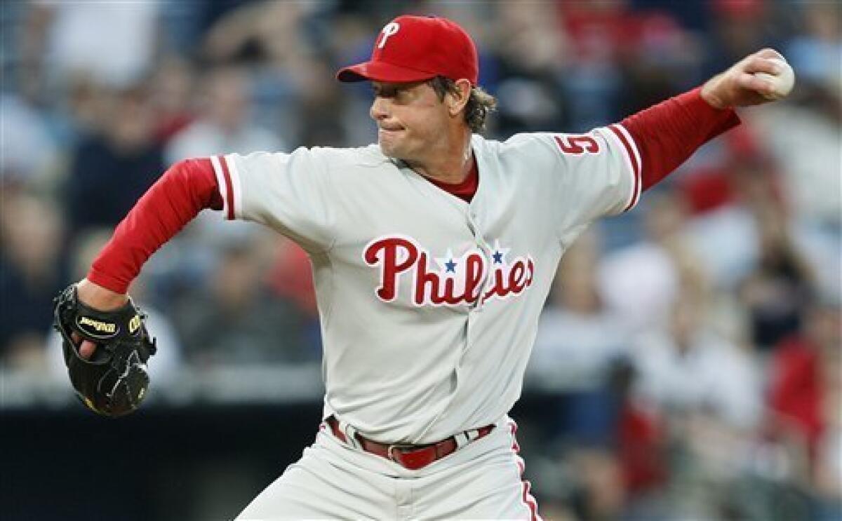 Moyer, Phillies shut down Braves in 8-3 win - The San Diego Union